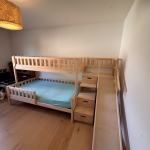 Etagenbett mit Treppe und Rutsche 120x200